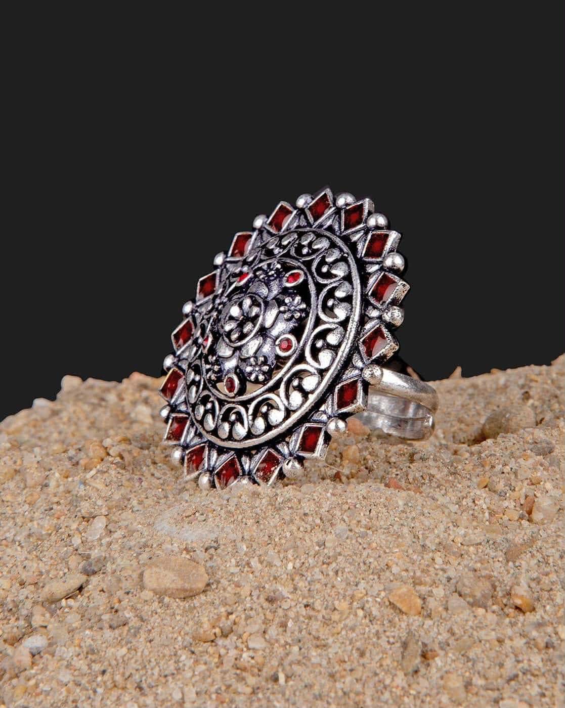 Floral Jhumka Drop Earrings
